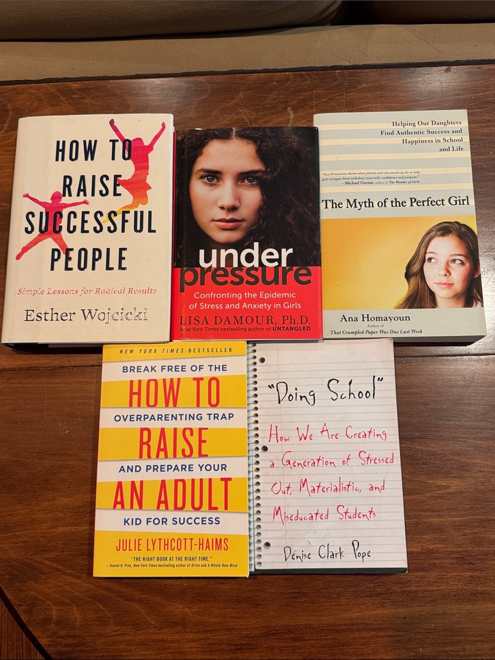 Parenting Girls Teens Book Set of 5 Hardback Paperback NYT Bestseller Education